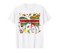 Nurses Coquette Bow Stethoscope Cinco De Mayo Fiesta Women T-Shirt