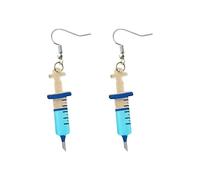 Nurse's Day Earrings Syringe Pill Stethoscope Dangle Earrings Nurse Doctor Appreciation Gifts, Acrylic, No Gemstone