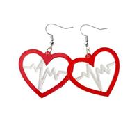 Nurse's Day Earrings Syringe Pill Stethoscope Dangle Earrings Nurse Doctor Appreciation Gifts, Acrylic, No Gemstone
