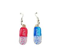 Nurses Day Stethoscope Pills Syringe Acrylic Earrings Nurse Doctor Appreciation Gift, Acrylic, No Gemstone