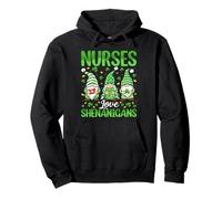 Nurses Love Shenanigans Gnomes Nursing St Patricks Day Pullover Hoodie