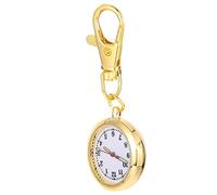 Nurses Pocket Watch, Nurses Fob Watch - Alloy Nurse Watch Decorative Pocket Watch Creative Hanging Watch with Keychain Hanging Watch (Color : Golden 3)
