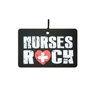 Nurses Rock Car Air Freshener (Fun Birthday/Xmas Christmas Stocking Filler/Secret Santa/Novelty Scented Gift)
