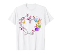 Nurses Stethoscope Heart Bunny Easter Eggs Easter Day Women T-Shirt