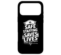 Nurses Strike Save Nursing Support Safe Staffing Saves Lives Case for iPhone 17 Pro Max