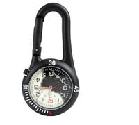Nurse's Watch Emergency Service Accessories, Heart Rate Monitor Nurse Accessories, Pocket Watch with Carabiner Nurse Watches Care, Luminous Time Function Partition Nurse Watch for Cyclists Climbers