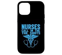 Nurses We Call The Shots Nurse Funny Nursing CNA RN LPN Case for iPhone 12/12 Pro