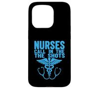Nurses We Call The Shots Nurse Funny Nursing CNA RN LPN Case for iPhone 15 Pro