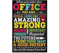 Nursevintage Tin Signs Metal Wall Arts When You Enter This Office Tin Poster Office Decor Retro Room Wall Decoration Plaque 8x12 Inch