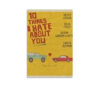 NURSHARLRA 10 Things I Hate About You Poster Room Decor Artistic Poster for Room Aesthetic Canvas Wall Art Bedroom Decor 12x18inch(30x45cm) Unframe-style