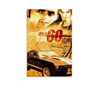 NURSHARLRA Gone in 60 Seconds Poster Room Decor Artistic Poster for Room Aesthetic Canvas Wall Art Bedroom Decor 20x30inch(50x75cm) Unframe-style