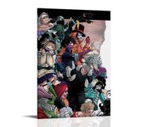 NURSHARLRA My Hero Academia League Of Villains Poster Room Decor Artistic Poster for Room Aesthetic Canvas Wall Art Bedroom Decor 12x18inch(30x45cm) Frame-style
