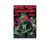 NURSHARLRA NOFX Poster Room Decor Artistic Poster for Room Aesthetic Canvas Wall Art Bedroom Decor 12x18inch(30x45cm) Unframe-style