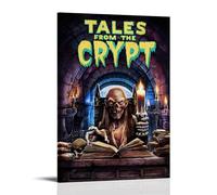 NURSHARLRA Tales from The Crypt Poster Room Decor Artistic Poster for Room Aesthetic Canvas Wall Art Bedroom Decor 16x24inch(40x60cm) Frame-style