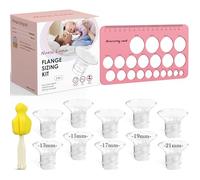 Nursi Luna Flange Sizing Kit for 24mm Breast Pumps, 10PCS