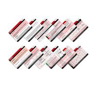 Nursing Badge Cardiac Medical Reference Cards, 6 pcs (Blood Type, ECG Interpretation, ECG etc.) Essential Nurse Accessories for Work or School Great Nurse Gifts (Cardiac)