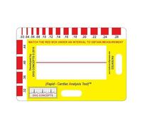 Nursing Badge Reference Cards - Rapid Interpretation Guide - Portable Ruler Supplies Measuring Tool for Hospital Medicine Clinical