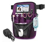 Nursing Bag for Nurse with Tape Holder, SITHON Multi Compartment Medical Gear Pocket Belt Pouch | Nurse Fanny Pack | Utility Waist Tool Organiser for Stethoscopes, Bandage Scissors and Other Supplies