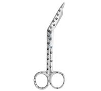 Nursing Bandage Scissors 5.5" Multi Color Paw Print Veterinary Nurse Scissors, Stainless Steel First Aid Scissors Ideal for Nurses, Medical Students, Paramedics, Vets, Utility First Aid (Silver Paws)