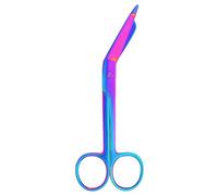 Nursing Bandage Scissors 5.5" Multi Color Rainbow Veterinary Nurse Scissors, Stainless Steel Ideal for First Aid, Nurses, Medical Students, Paramedics, Vets, Utility First Aid (A2ZSCILAB)