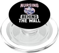 Nursing behind the Wall Correctional Nurse PopSockets PopGrip for MagSafe