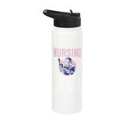 Nursing Behind the Wall Correctional Nurse Stainless Steel Insulated Water Bottle