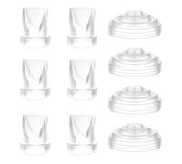 nursing bottle cap dome layer breast pump parts compatible | precision fit replacement accessories leak prevention bottles