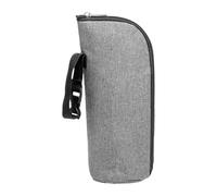 Nursing Bottle Cooler - Insulated Bottle Bag, Nursing Bottle Warmer, Baby Drinking Cup Bag, Durable Thermal Storage Bag for Breast Milk in Modern Design for Travel, Car, Picnic, Style, gray, see