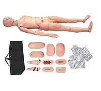 Nursing Care Doll for Medical Training - Full Body Mannequin with 15 Wound Modules for Patient Care and Nursing Education