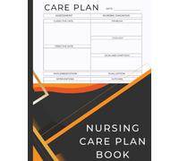 nursing care plan book | 8.5 " x 11 " | 100 Pages