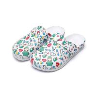 Nursing Clogs Medical Shoes EVA Non-Slip Nurse Laboratory Surgical Shoes for Women, Slip-Resistant Healthcare Work Slippers, Comfortable Hospital Clogs, Waterproof & Lightweight(Doctor,4 UK)