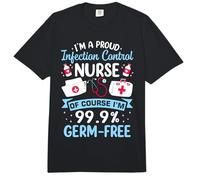 Nursing Design for Infection Control Nurse Comfort Colors Adult Heavyweight T-Shirt