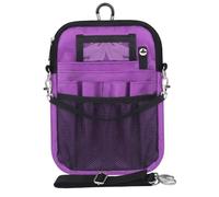 Nursing Fanny Pack with Medical Supply Pockets Oxford Fabric Adjustable Nurse Fanny Pack Compact & Practical Nurse Essentials for Work Purple