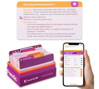 Nursing Fundamentals Flash Cards - No Fluff - Only Essential Info for Nursing School - 2025 NCLEX ATI HESI Review LPN RN Flash Cards (204 Cards)