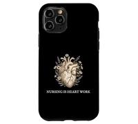 Nursing Is Heart Work Clinical Healthcare Registered Nurse Case for iPhone 11 Pro