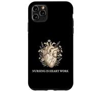 Nursing Is Heart Work Clinical Healthcare Registered Nurse Case for iPhone 11 Pro Max