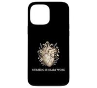 Nursing Is Heart Work Clinical Healthcare Registered Nurse Case for iPhone 13 Pro Max