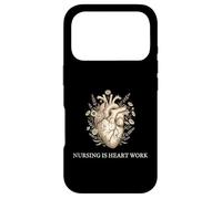 Nursing Is Heart Work Clinical Healthcare Registered Nurse Case for iPhone 17 Pro
