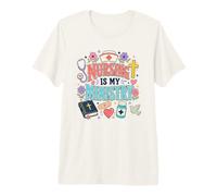 Nursing is My Ministry Faith Jesus Christ Nurse Christian Premium T-Shirt