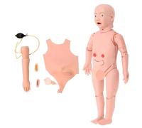 Nursing Manikin - 3ft Full Body Child Care Model with Interchangeable Boy and Girl Skins for Medical Training and Patient Care Skills