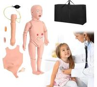 Nursing Manikin - Training Dummy for First Aid and Pediatric Care Skills Practice, Emergency Simulation Training