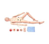 Nursing Mannequins Male Female Dummy Simulator With Trauma Training Nurse Internship Practice Model Patient Care Skills Manikin For Classrooms Clinical Labs(Male)