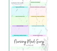 Nursing Med-Surg Notebook: Colorful Blank Template for Medical Surgical Nursing Studies, Notes, and Reports.
