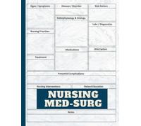 Nursing Med-Surg Notebook: Med Surg Study Template for Nursing Students | The Perfect Blank Template for Streamlined Medical Surgical Nursing ... surgical nursing | med surg study template