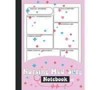 Nursing Med-Surg Notebook & Note Guide: A Blank Disease Template for nursing students, Organize your nursing school notes by using these nursing notes templates, (Size 8.5" x 11" inch, 110 Pages).