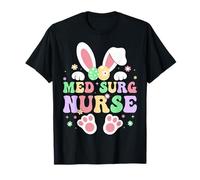 Nursing Med Surg Nurse Eggs Bunny Easter Day T-Shirt