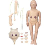 Nursing Medical Manikin for Child Care, CPR Features, Interchangeable Bedsore Modules for Classroom and Research Nursing Practice