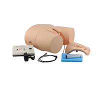 Nursing Medical Training Male and Female Electronic Urinary Catheterization Teaching Model Nursing Practice Simulator,Interchangeable Male and Female Manikin