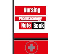 Nursing pharmacology note book blank medication notebook.note book for nursing student .easy read drug guide