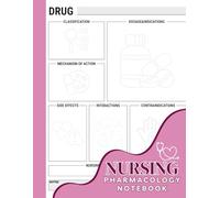 Nursing Pharmacology Notebook: Blank Medication Templates for Nursing Students to Study and Memorize Key Drug Information